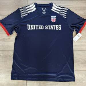 USA Soccer Icon Sports Mens XL Navy United States